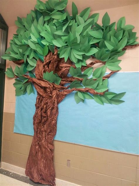 Tree I Made Out Of Constructing Paper Paper Tree Paper Tree