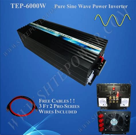 Aluminium Housing Pure Sine Wave Off Grid Dc Ac 6000w Solar Panel