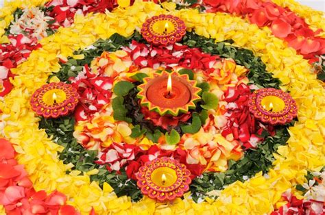 Diwali Flowers How To Celebrate Diwali Diwali Flowers Flower Rangoli