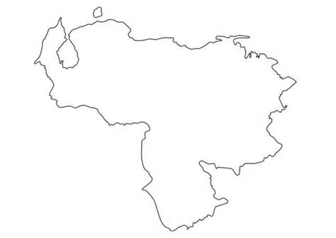 Croquis Sobre El Mapa De Venezuela Sin Los Estados Imagui