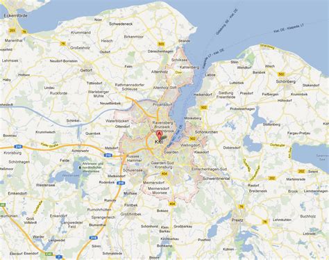 Kiel Map and Kiel Satellite Image
