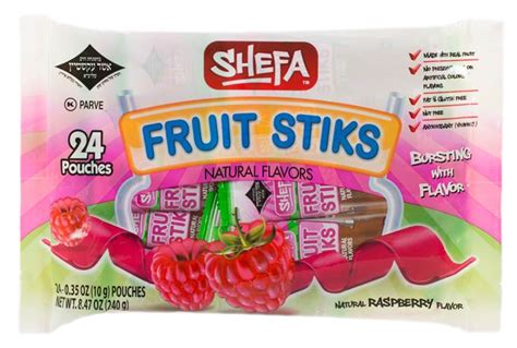 Shefa Mini Fruit Stiks Raspberry Kayco