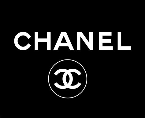 Chanel Brand Clothes Logo Symbol With Name White Design Fashion Vector Illustration With Black