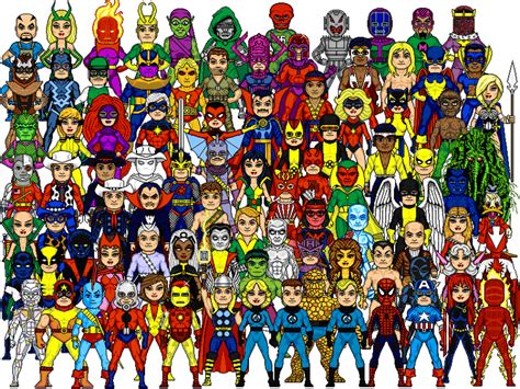 Marvel Microheroes Wiki Marvel Marvel Legends Superhero Characters