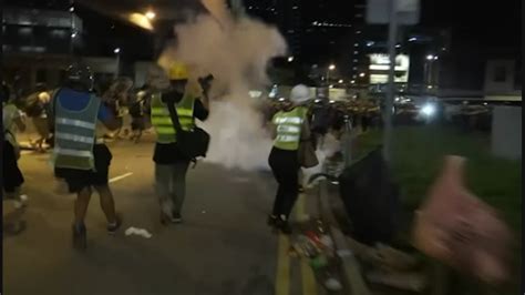 Police Use Tear Gas To Quell Hong Kong Protest