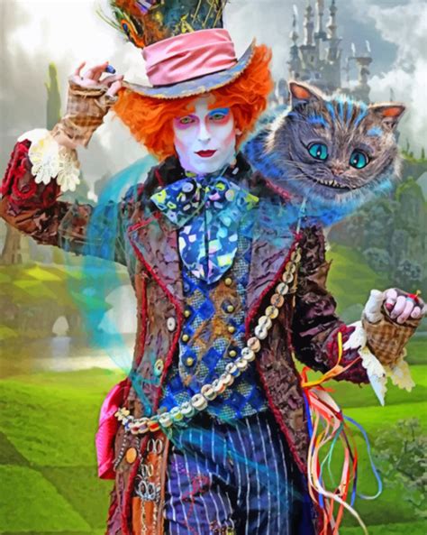 Mad Hatter Cosplay Paint By Numbers Paint By Numbers
