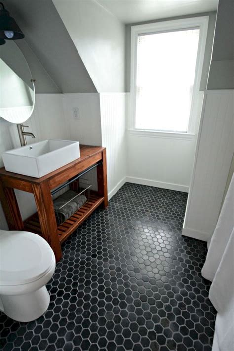 Bathroom Floor Tile Design Decor Its Black Tile Bathrooms Black