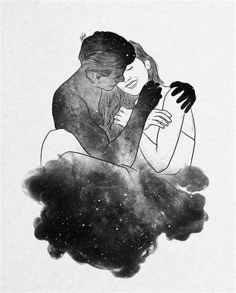 Smoky Surreal Ghost Drawings Black Love Art Illustration Art Drawing
