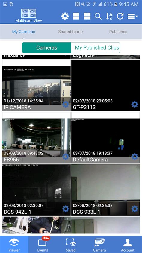 The app works by turning one smartphone or tablet into a camera and another as the viewing monitor. Mobile CameraFTP Viewer APP - View or play back security ...