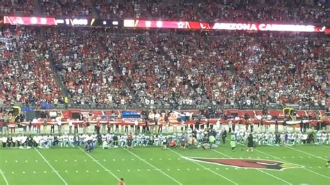 Watch Dallas Cowboys Players Kneel Arizona Crowd Boos Metro Video