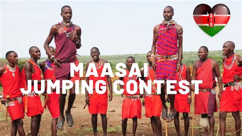 maasai dancing and jumping contest traditional kenyan music and dance youtube