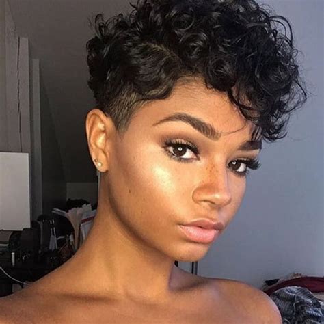 25 cute black women haircuts stylish gwin africa curly pixie hairstyles short curly haircuts