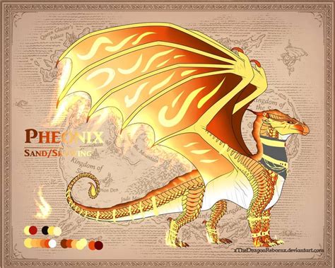 Wofphoenix The Sandskywing By Chrissi1997 On Deviantart Wings Of Fire