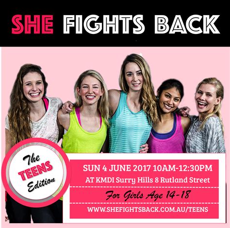She Fights Back Teens Edition June 2017 1 Participant — She Fights Back Womens Self