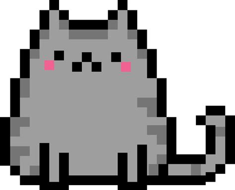 Meowcute Kitten Pusheen Pixel Art Clipart Full Size Clipart