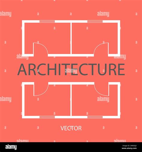Architectural Construction Plan Design And Layout Of Rooms