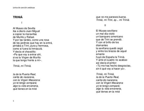 Letras de canciones