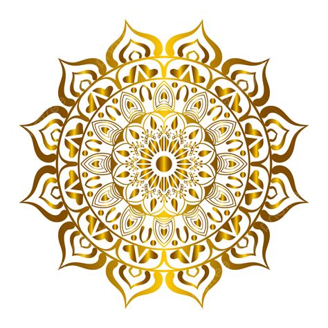 Luxury Ornamental Mandala Vector Png Images Luxury Mandala Golden Png