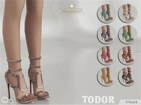 Madlen Todor Shoes New Cutout Sandals For Your Sim Come In 9 Colours