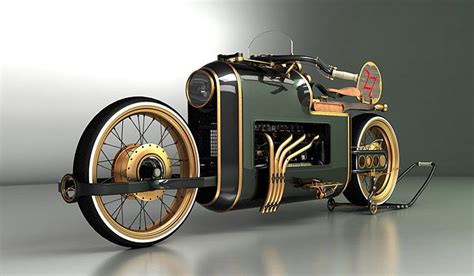 This Steampunk Motorcycle Concept Could Be The Coolest