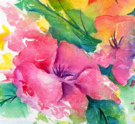 Martha Kisling Art With Heart Water Tissue Paper And Colorful Flowers