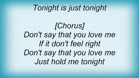 Vince Gill - Don't Say That You Love Me Lyrics - YouTube