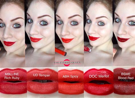 How To Choose The Perfect Red Lipstick My Top 5 Red Lipsticks Tha