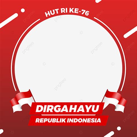 Facebook Frame Merdeka Dirgahayu Indonesia Pancasila Hari Kemerdekaan