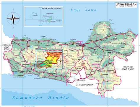 Peta Jawa Tengah Desa Giritirta