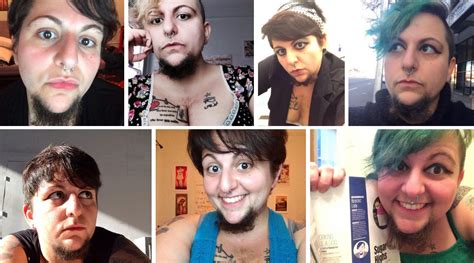Beautiful Queer Non Binary Beardy Pride Vs Fetishing Hate Or Body