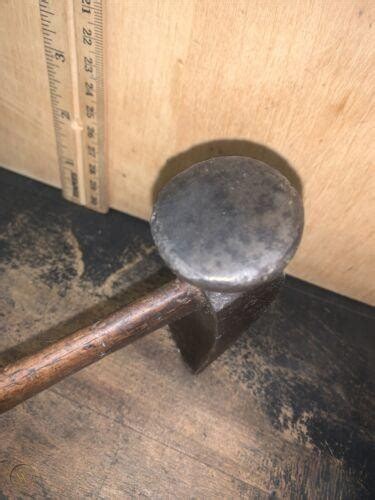 Vintage Antique Cobblers Hammer 14 Oz Wood Handle 3889841548