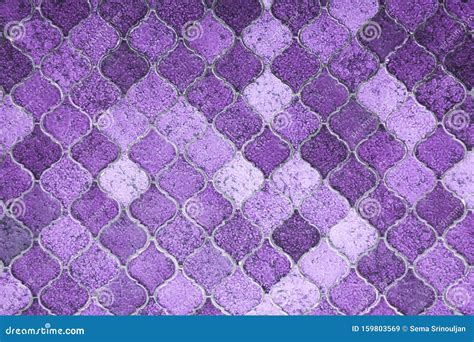 Purple Tile Wall Texture Stock Image Image Of Bathroom 159803569