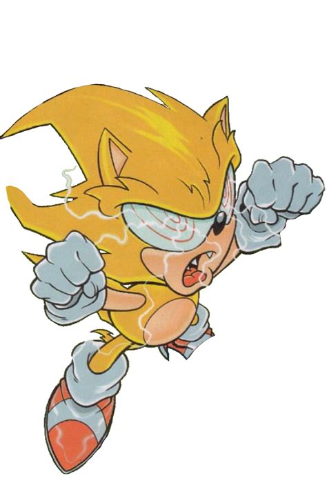 Fleetway Super Sonic Render Sonic The Comic 2 By Cf2364 On Deviantart