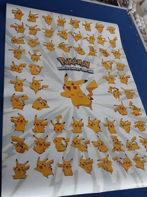 pokemon poster gotta catch em all pikachu maxi poster 90 x 61cm £6 00 picclick uk