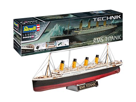 Buy Revell Rv00458 Rms Titanic Technik Model Kit Unpainted Online At