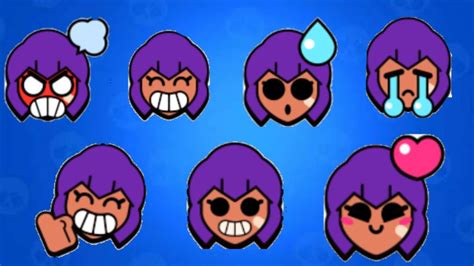 All The Pins Of Shelly Brawl Stars Youtube