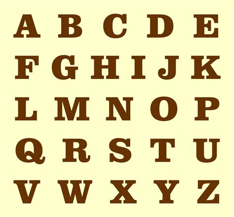 9 Best Images Of Fonts Alphabet Free Printable Free Printable Letter