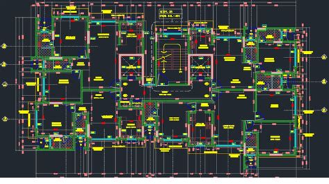 Cadbull provide help to make your house plan in your country. redevelopment residential building all floor plans with ...