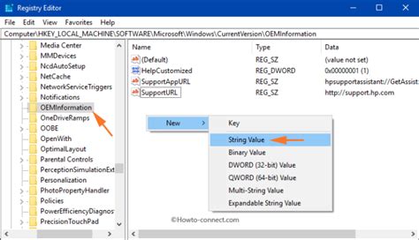 How To Edit Oem Support Information On Windows 10