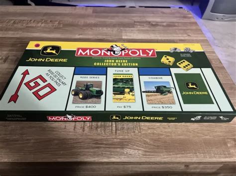 John Deere Tractor Opoly Monopoly Collectors Edition Masterpieces Co