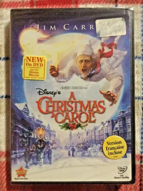 Disneys A Christmas Carol 2009 Jim Carrey Dvd Brand Newfactory