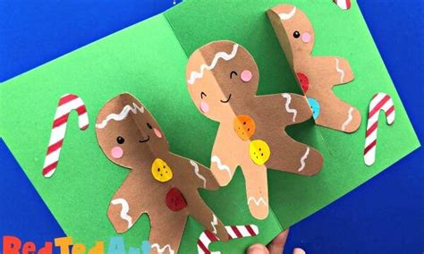 You Searched For Gingerbread Red Ted Art Christmas Card Crafts Diy
