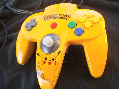 Custom Pokemon Pikachu Nintendo 64 Controller By Classiccustoms On