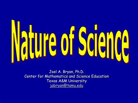 Ppt Nature Of Science Powerpoint Presentation Free Download Id15600