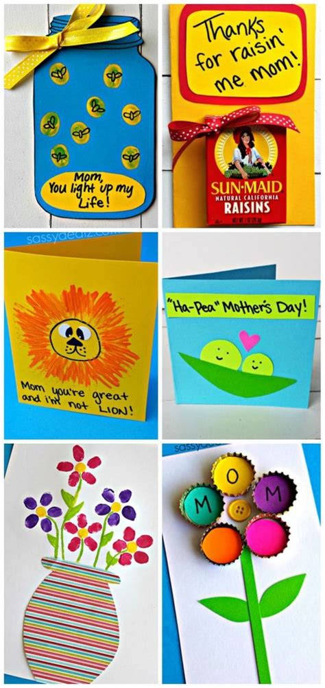 Mother's day cards making ideas. Fun and Simple DIYs : Last Minute Mothers Day Craft Ideas