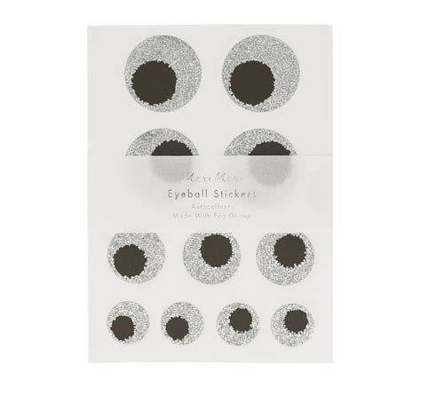 Glitter Eyeball Stickers Typo Market