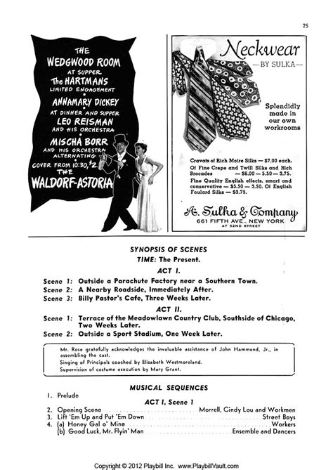 Carmen Jones Broadway Broadway Theatre 1943 Playbill