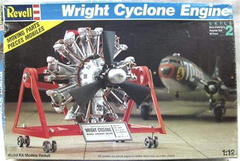 Revell Wright R 1820 Cyclone Aircraft Engine Large Scale Planes