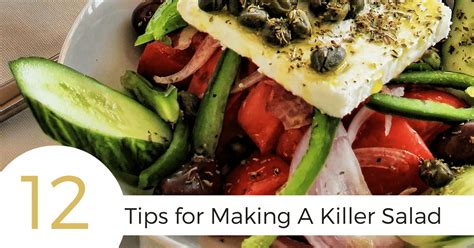 The dead or dying elements of the flower carry bacteria that could cause the fresh flowers to deteriorate even quicker. 12 Tips For Making A Killer Salad | Food Above Gold