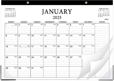 Buy 2023 Desk Calendar 12 Months Large Desk Calendar From Jan 2023
